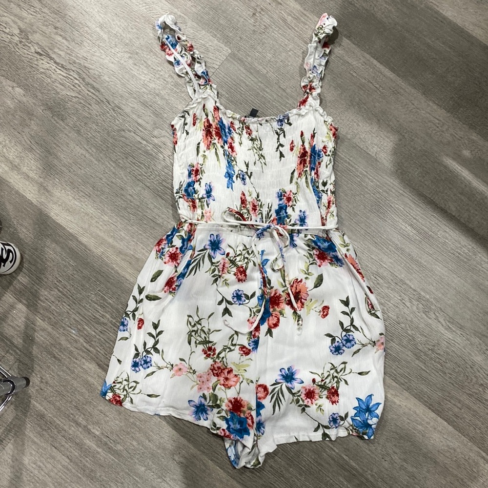 Lily Rose floral romper